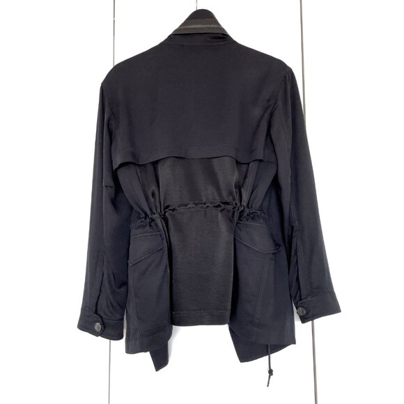 ALLSAINTS Finn Jacket, Black, Size 2 - Picture 4 of 12